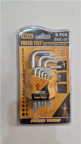 FRED ALYAN SETİ KISA TORK 9 PCS  İTHAL